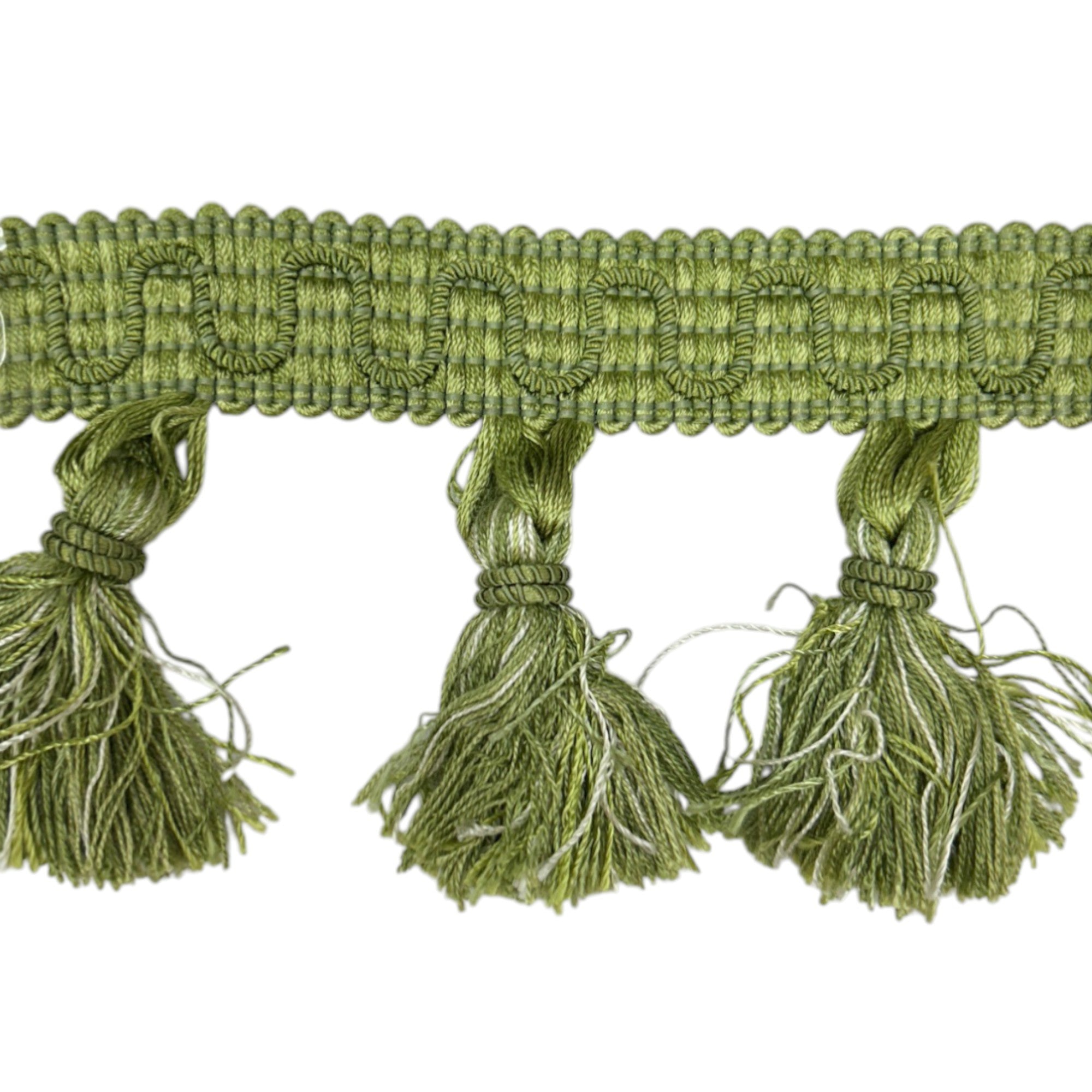 Conso Cord-Wrapped Tassel Fringe Trim (Sold by the Yard)