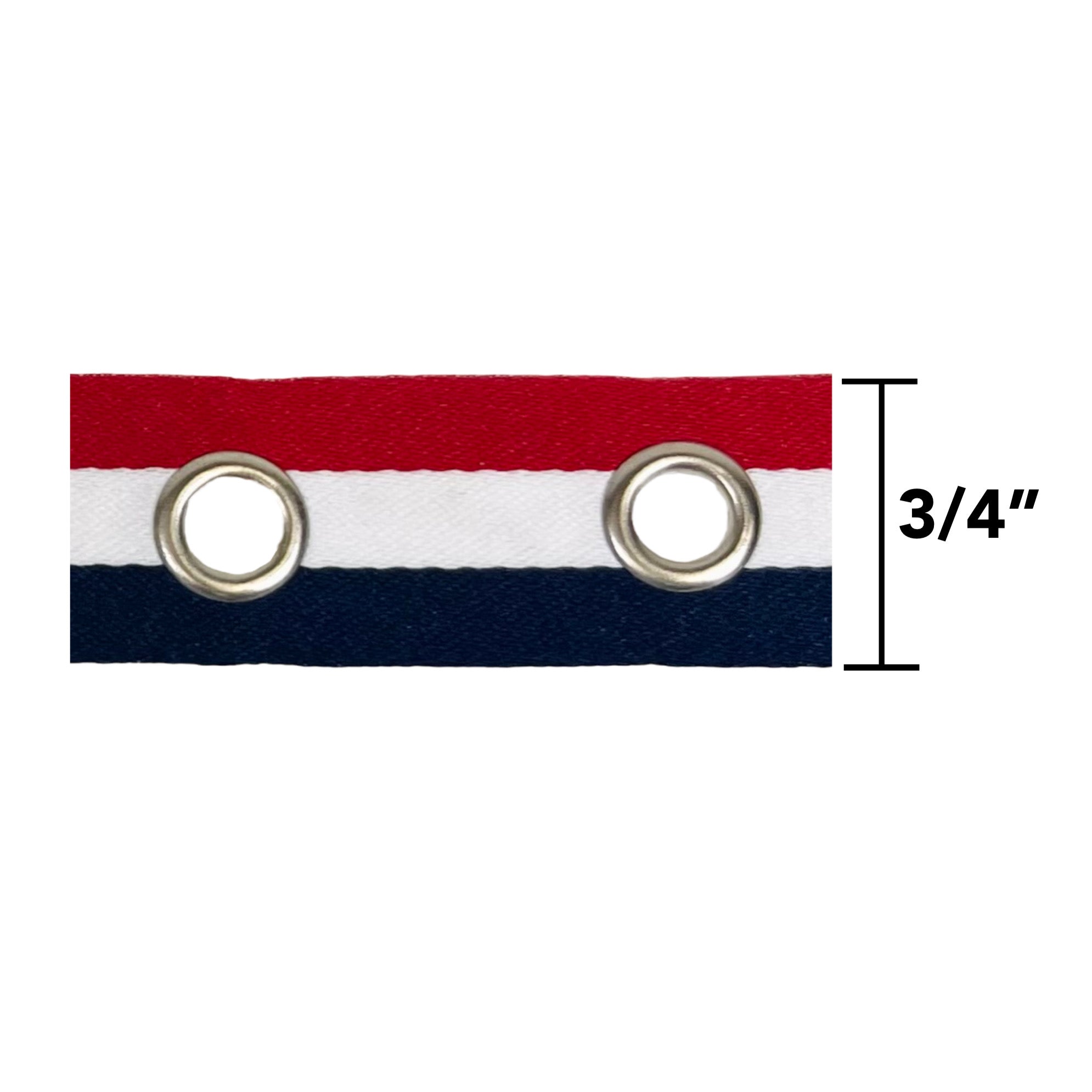 Americana Grommet Eyelet Tape Trim - Red/White?Blue (Sold by the Yard) Trims & Fringes