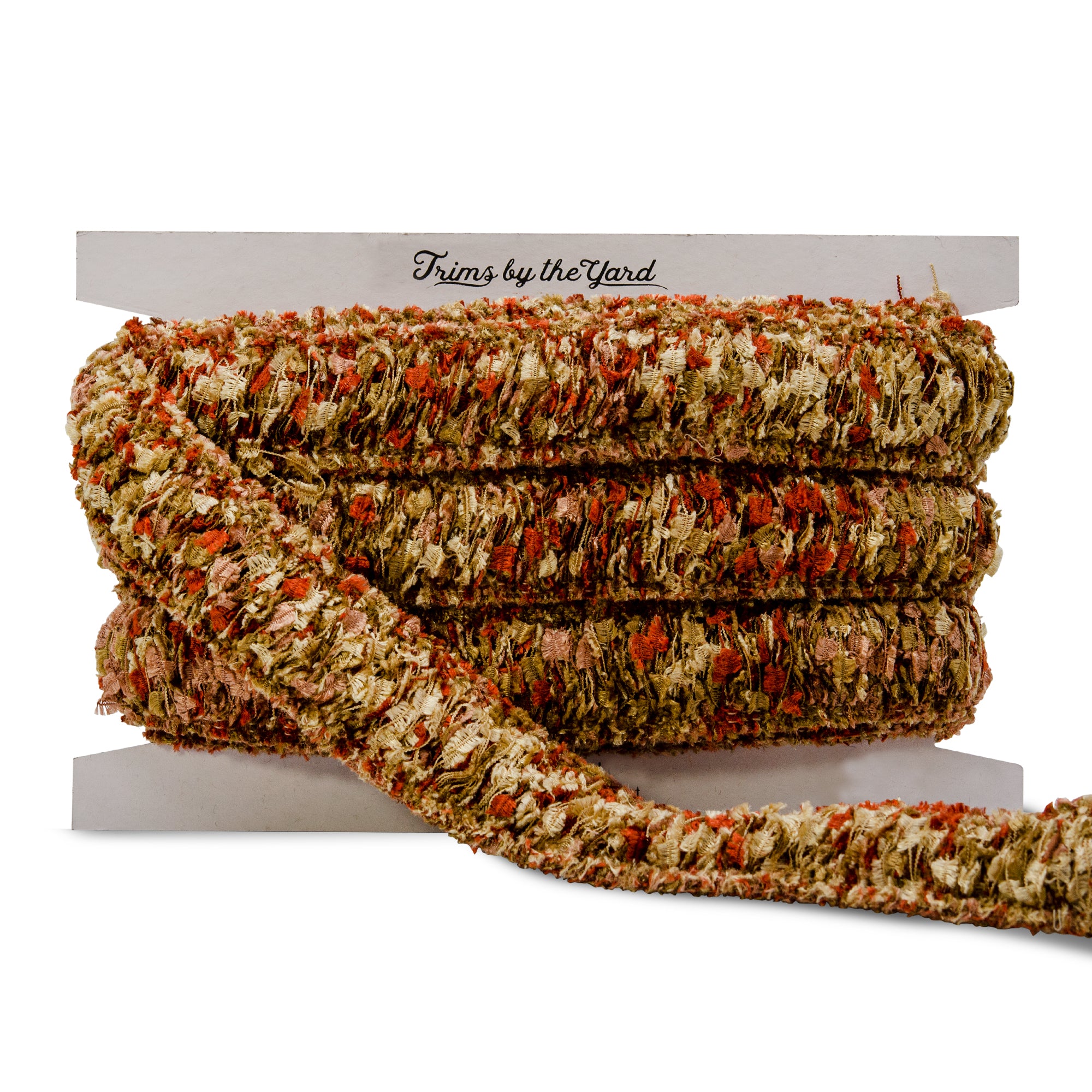 Confetti Cut Fringe - Cinnamon Multi (Sold by the Yard) Trims & Fringes