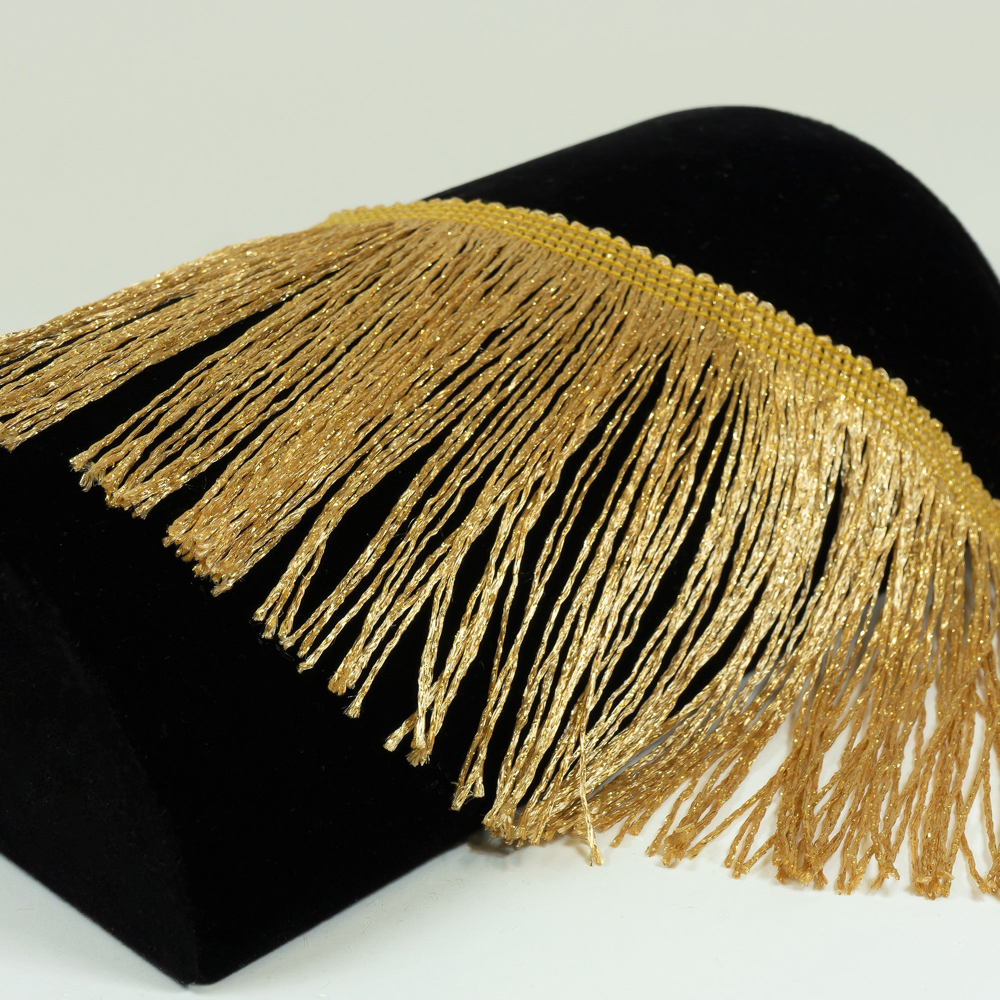 12" Glitter Chainette Fringe Trim (Sold by the Yard) Chainette Fringe