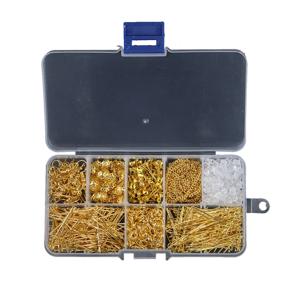 Jewelry Findings Kit of 10 Gold Plated Items Jewelry Beads