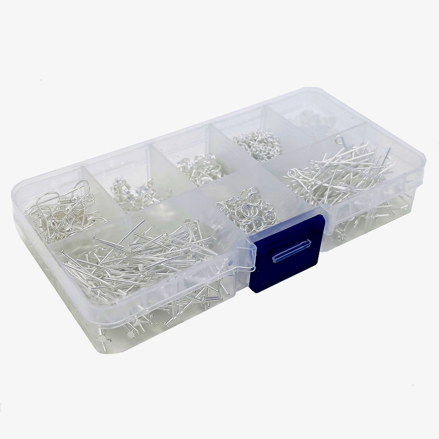 Jewelry Findings Kit of 10 Gold Plated Items Silver Jewelry Beads