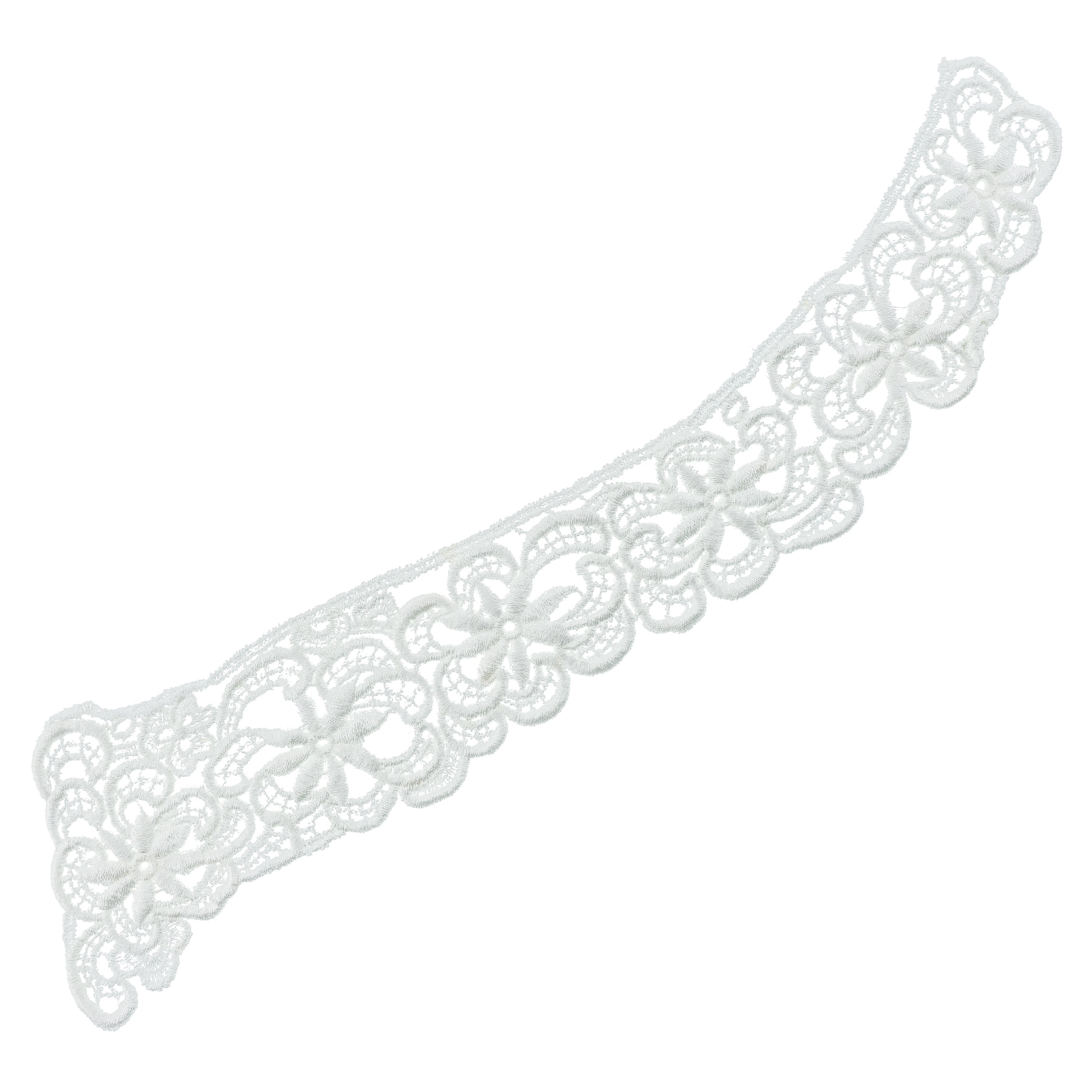 Vintage Guipure Bridal Lace Collar White Bridal