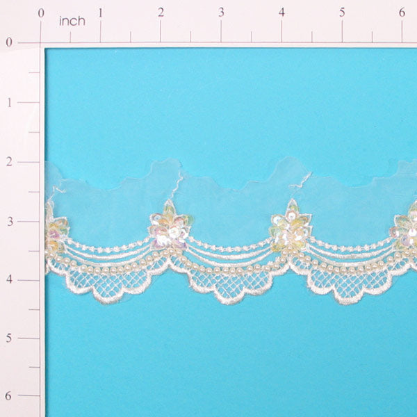 Vintage Scallop Lace Trim (Sold by the Yard) Trims & Fringes