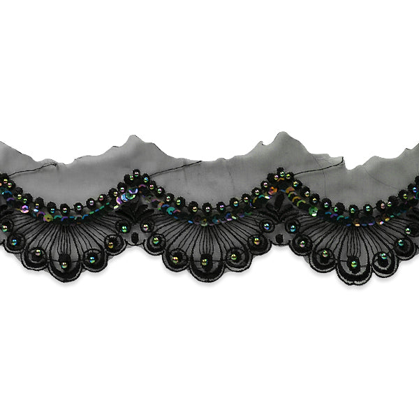 Vintage Open Scallop Lace Trim (Sold by the Yard) Trims & Fringes