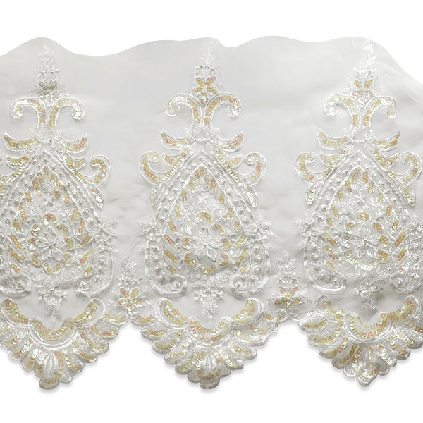 Vintage Bridal Lace Trim (Sold by the Yard) White Trims & Fringes