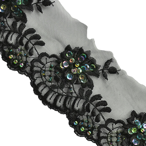 Vintage Rose and Fern Bridal Trim (Sold by the Yard) Trims & Fringes