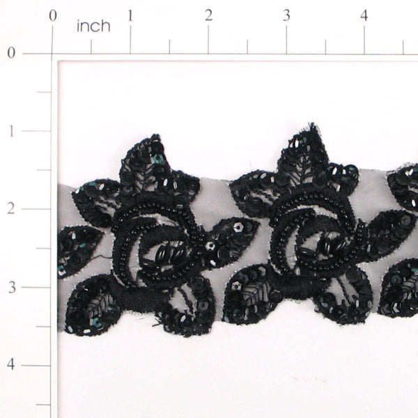 Vintage Rose Lace Trim (Sold by the Yard) Trims & Fringes