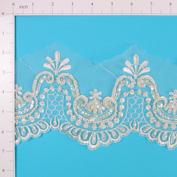 Vintage Royal Bridal Lace Trim (Sold by the Yard) Trims & Fringes