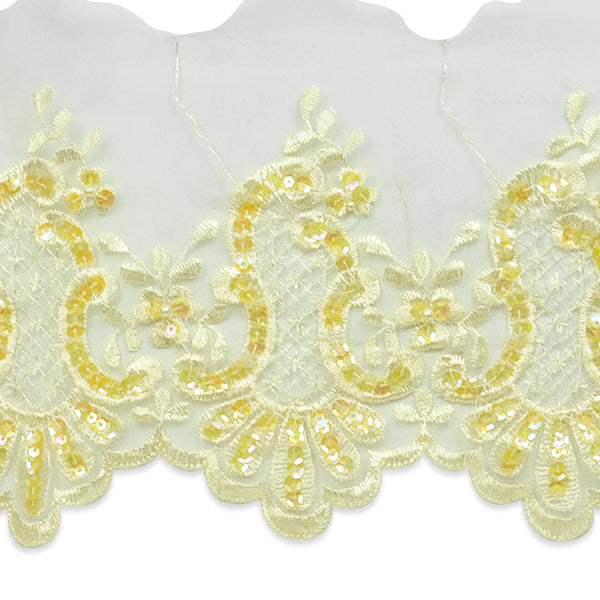 Vintage Bouquet Bridal Lace Trim (Sold by the Yard) Trims & Fringes