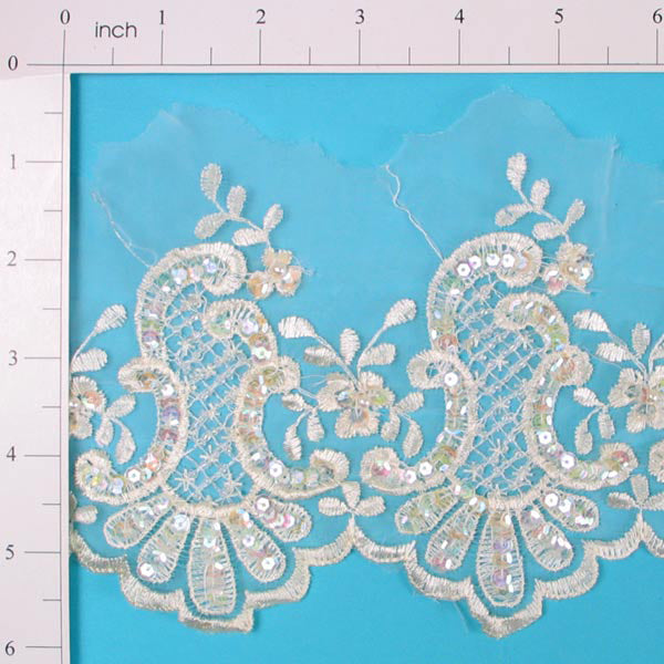 Vintage Bouquet Bridal Lace Trim (Sold by the Yard) Trims & Fringes