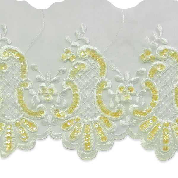 Vintage Bouquet Bridal Lace Trim (Sold by the Yard) Trims & Fringes