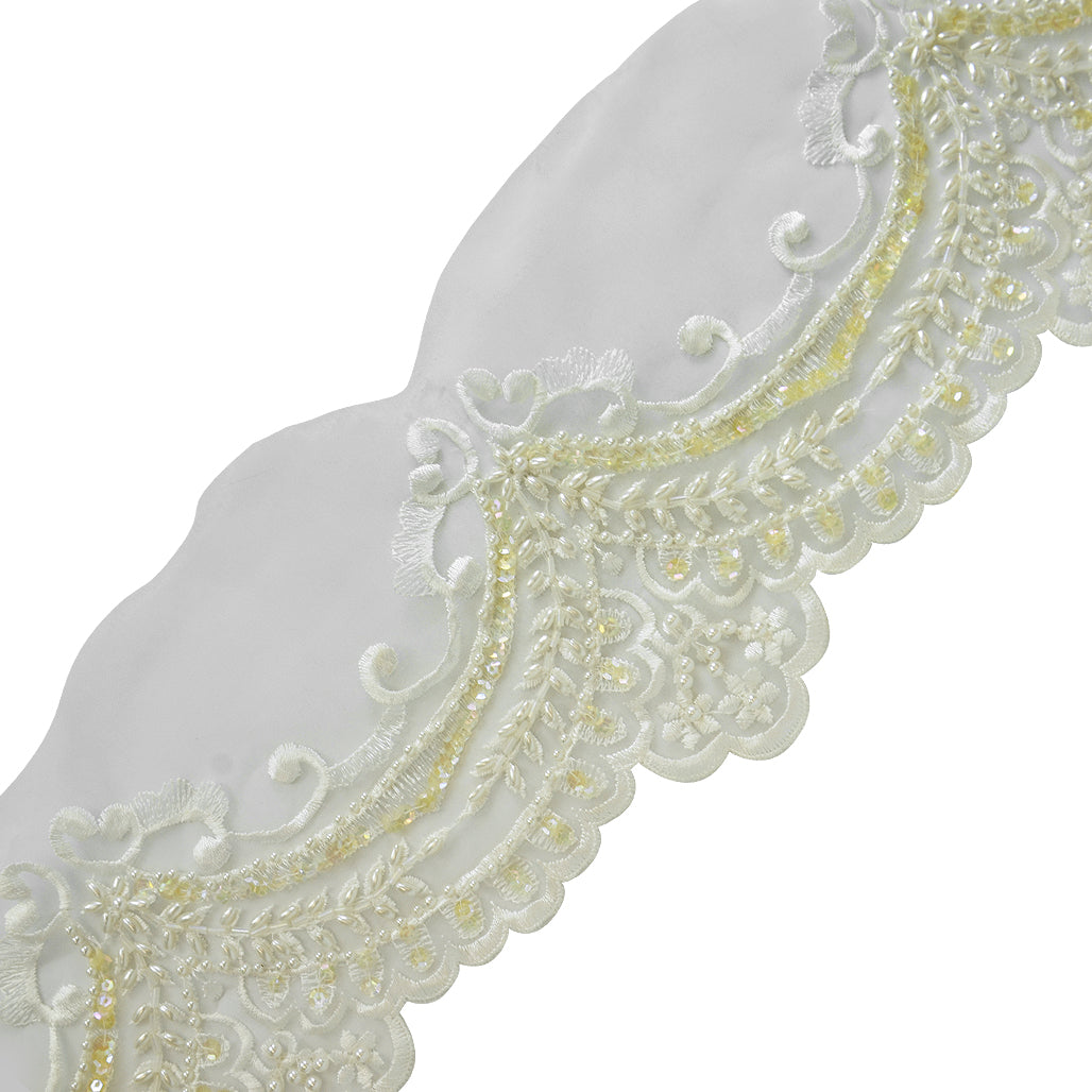 Vintage Princess Bridal Lace Trim (Sold by the Yard) Trims & Fringes