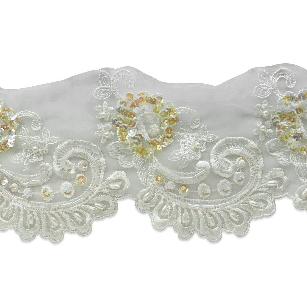 Vintage Imperial Bridal Lace Trim (Sold by the Yard) Trims & Fringes