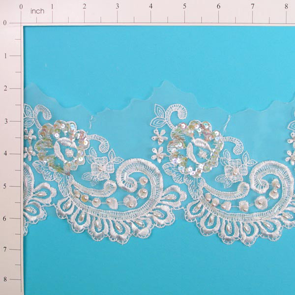 Vintage Imperial Bridal Lace Trim (Sold by the Yard) Trims & Fringes