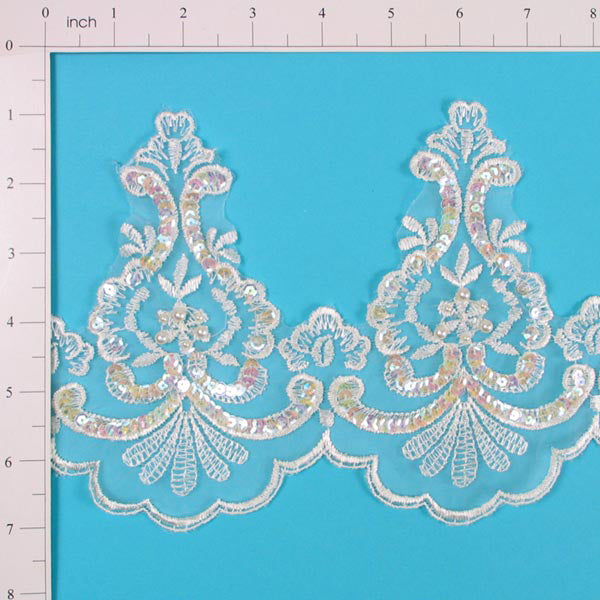 Vintage Las Vegas Bridal Lace Trim (Sold by the Yard) Trims & Fringes