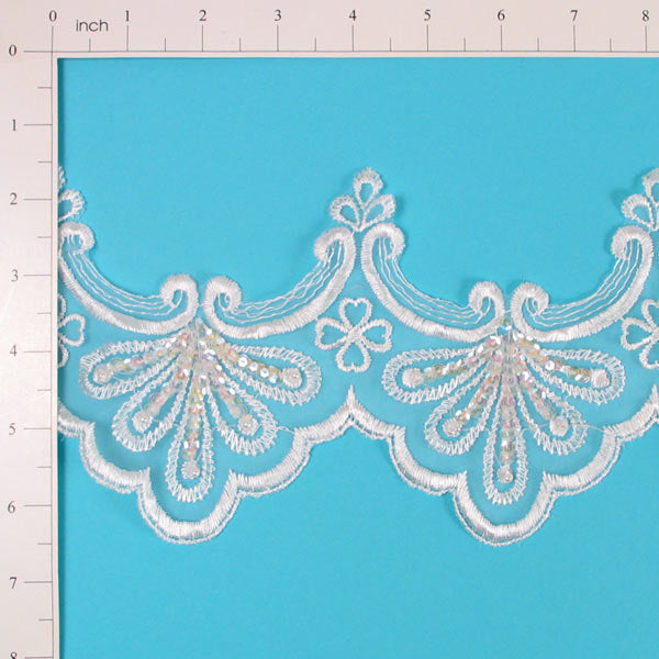 Vintage Fanfare Bridal Lace Trim (Sold by the Yard) Trims & Fringes