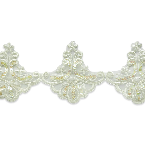 Vintage Lady Dipper Bridal Lace Trim (Sold by the Yard) Ivory Trims & Fringes