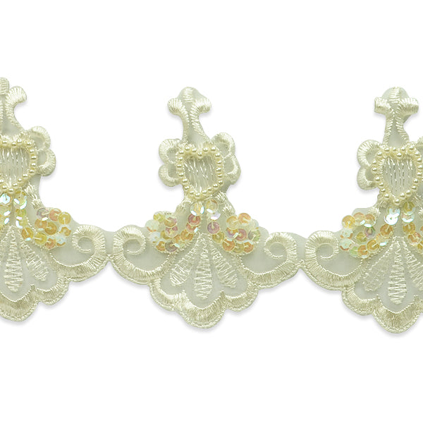 Vintage Flower Girl Lace Trim (Sold by the Yard) Trims & Fringes