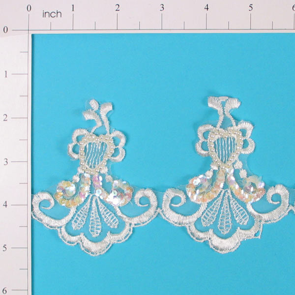 Vintage Flower Girl Lace Trim (Sold by the Yard) Trims & Fringes