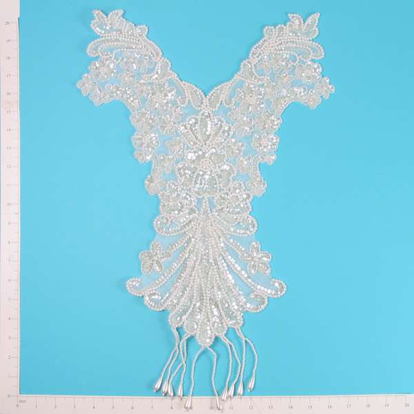 Vintage Venus Bridal Bustier Applique/Patch - White Bargain Basement