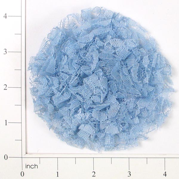 Lace Flower Brooch Applique/Patch Blue Accessories
