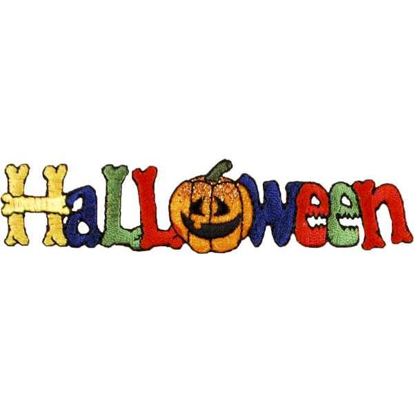 Halloween Iron-on Applique/Patch - Multi Colors Iron-on Embroidered Appliques