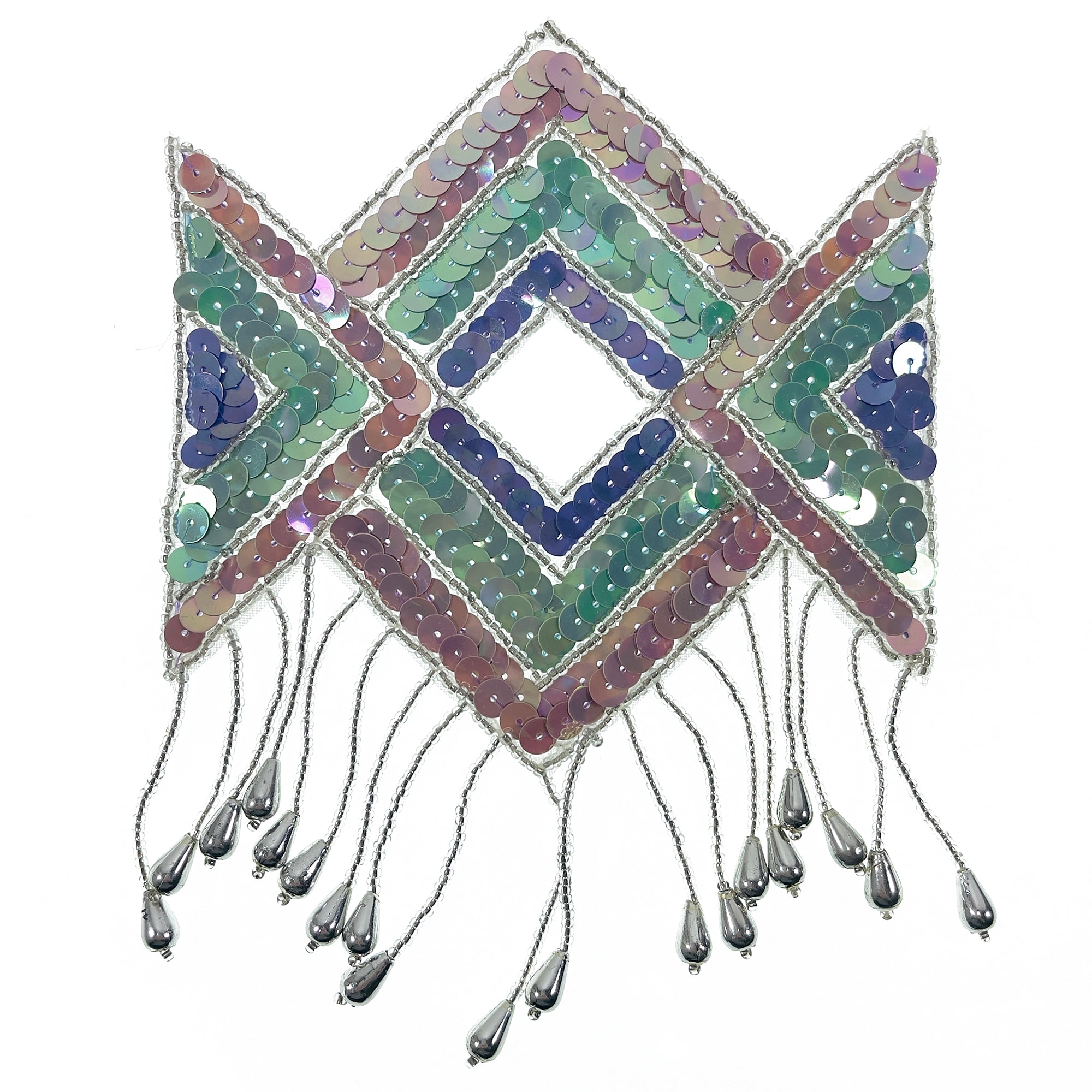 Southwestern Sequin Applique - Multi Colors Sequin & Beaded Appliques