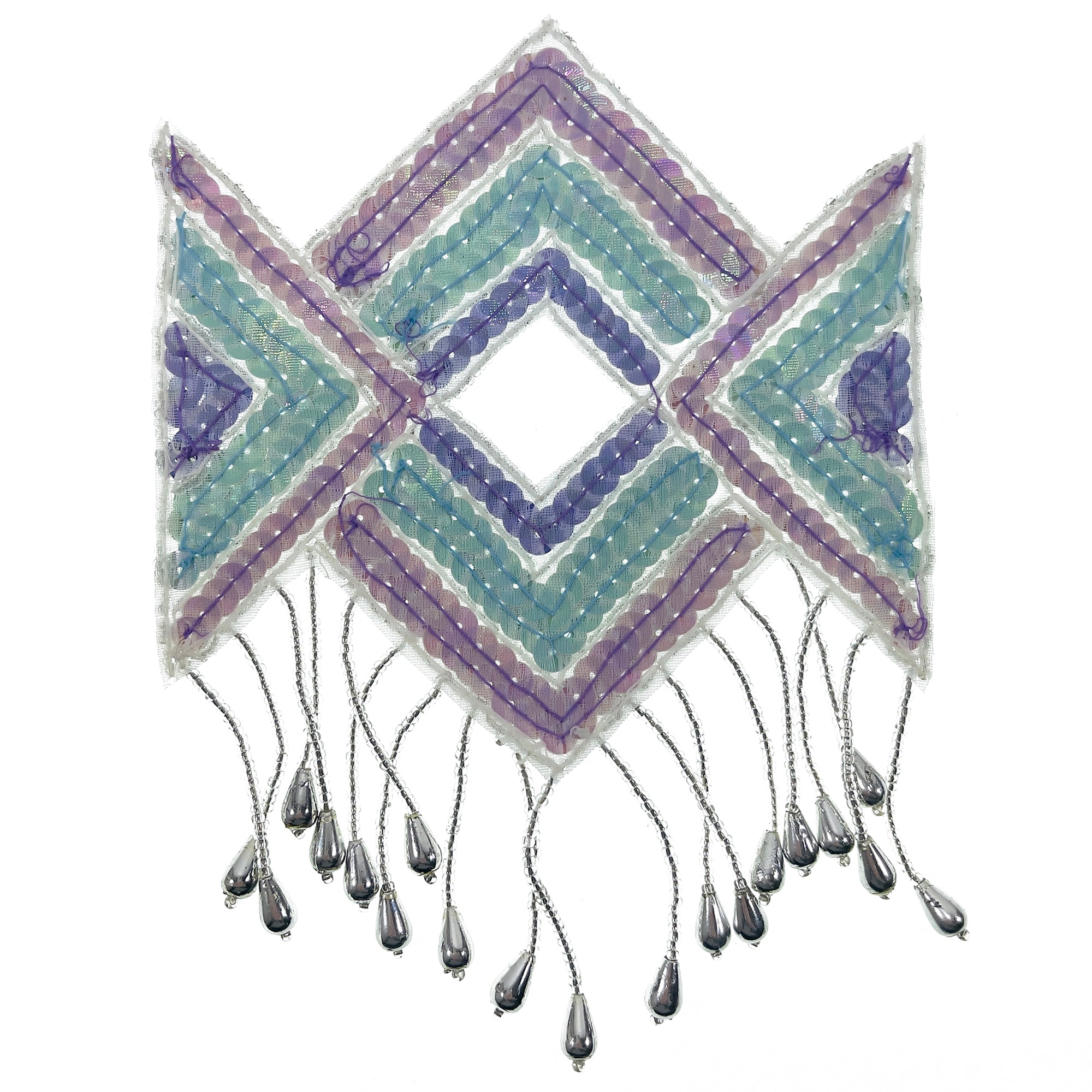 Southwestern Sequin Applique - Multi Colors Sequin & Beaded Appliques