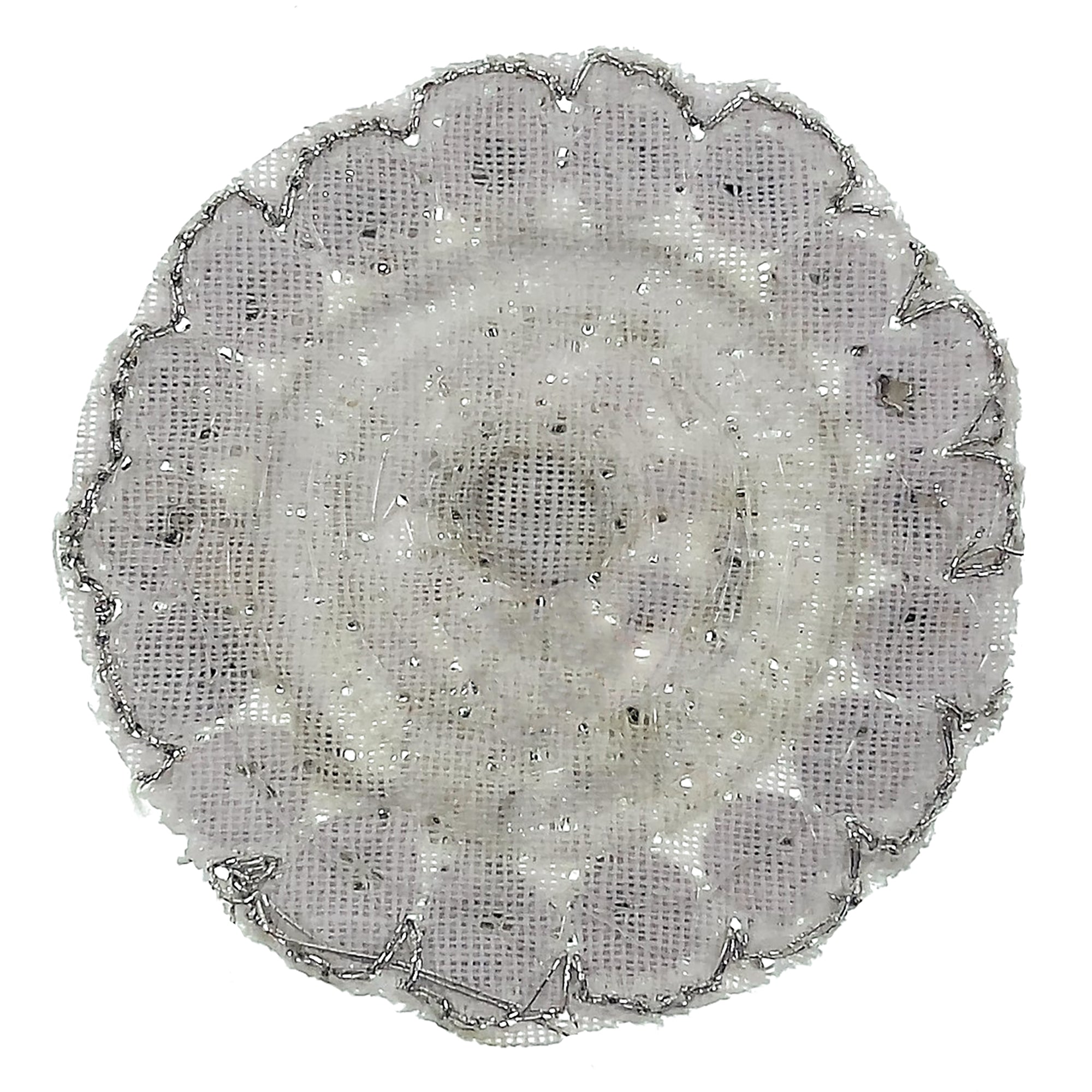 Round Rhinestone Applique/Patch - Crystal Appliques