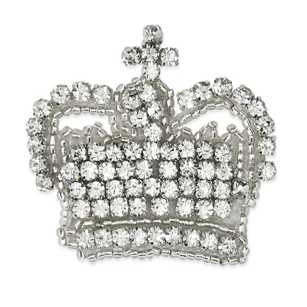 Crown Rhinestone Applique/Patch - Crystal Appliques