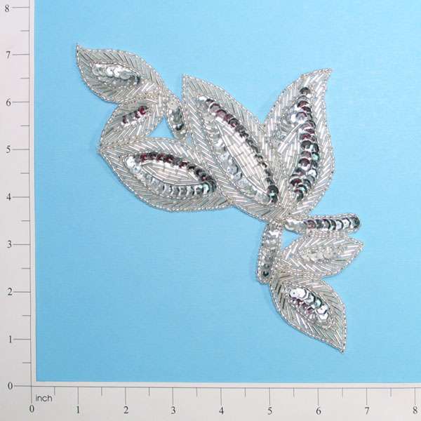 Foliage Sequin Applique/Patch Pack of 2 Default Title Sequin & Beaded Appliques
