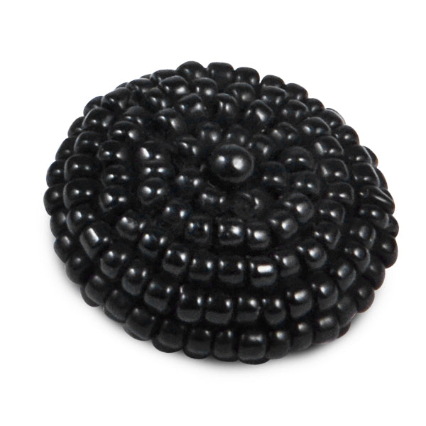 3/4" x 3/4" Beaded Button - Black Buttons & Closures