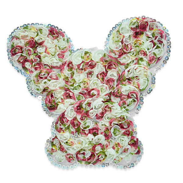 Rolled Fabric Bear Applique/Patch - Multi Colors Appliques