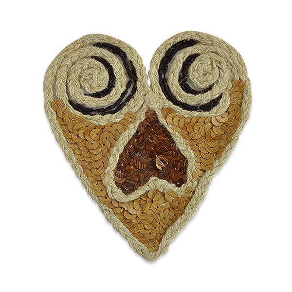 Hoot Owl Natural Applique/Patch - Natural Multi Appliques