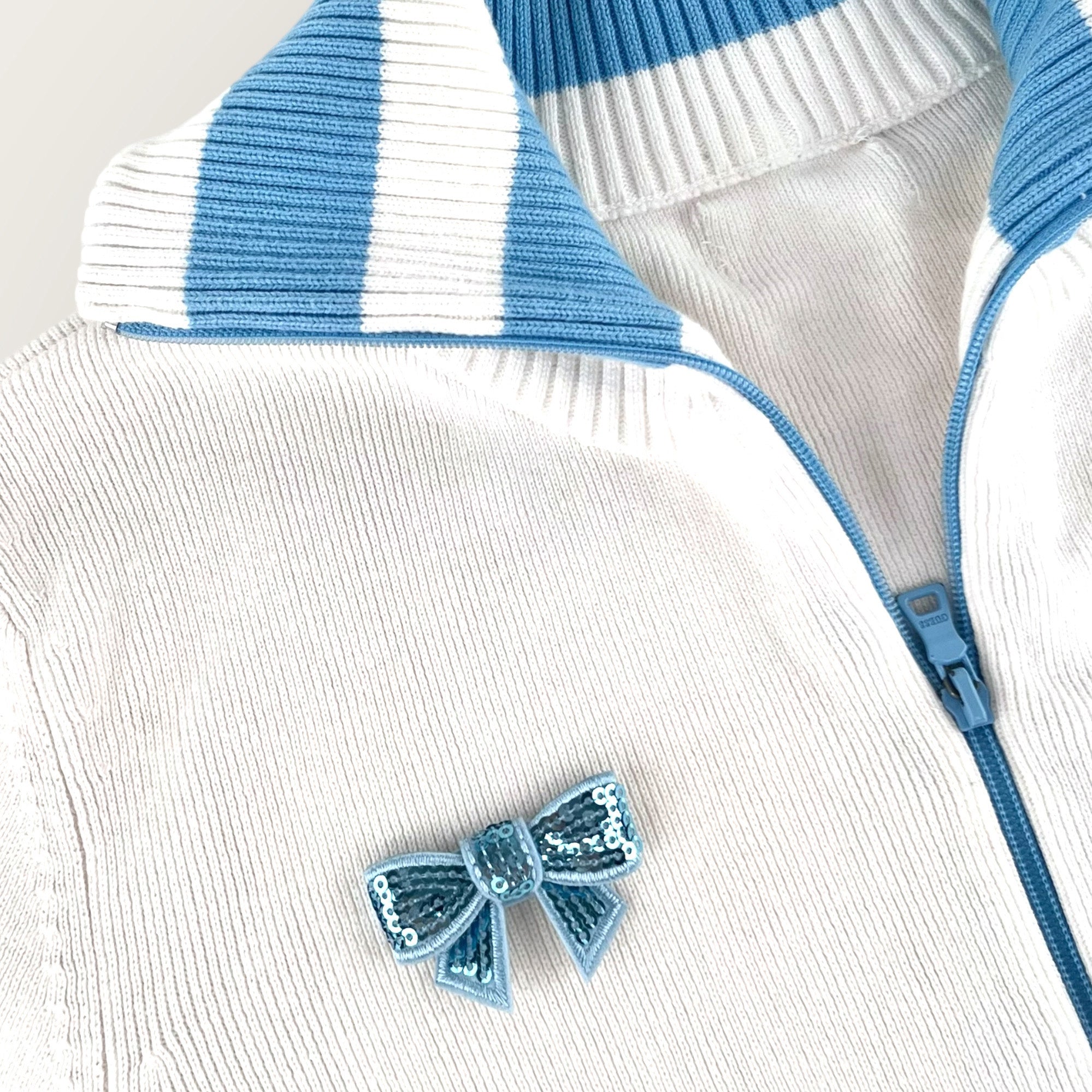 3-D Mini Bow Sequin Applique/Patch Pk/2 Accessories