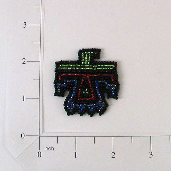 Thunderbird Applique/Patch - Multi Colors Sequin & Beaded Appliques