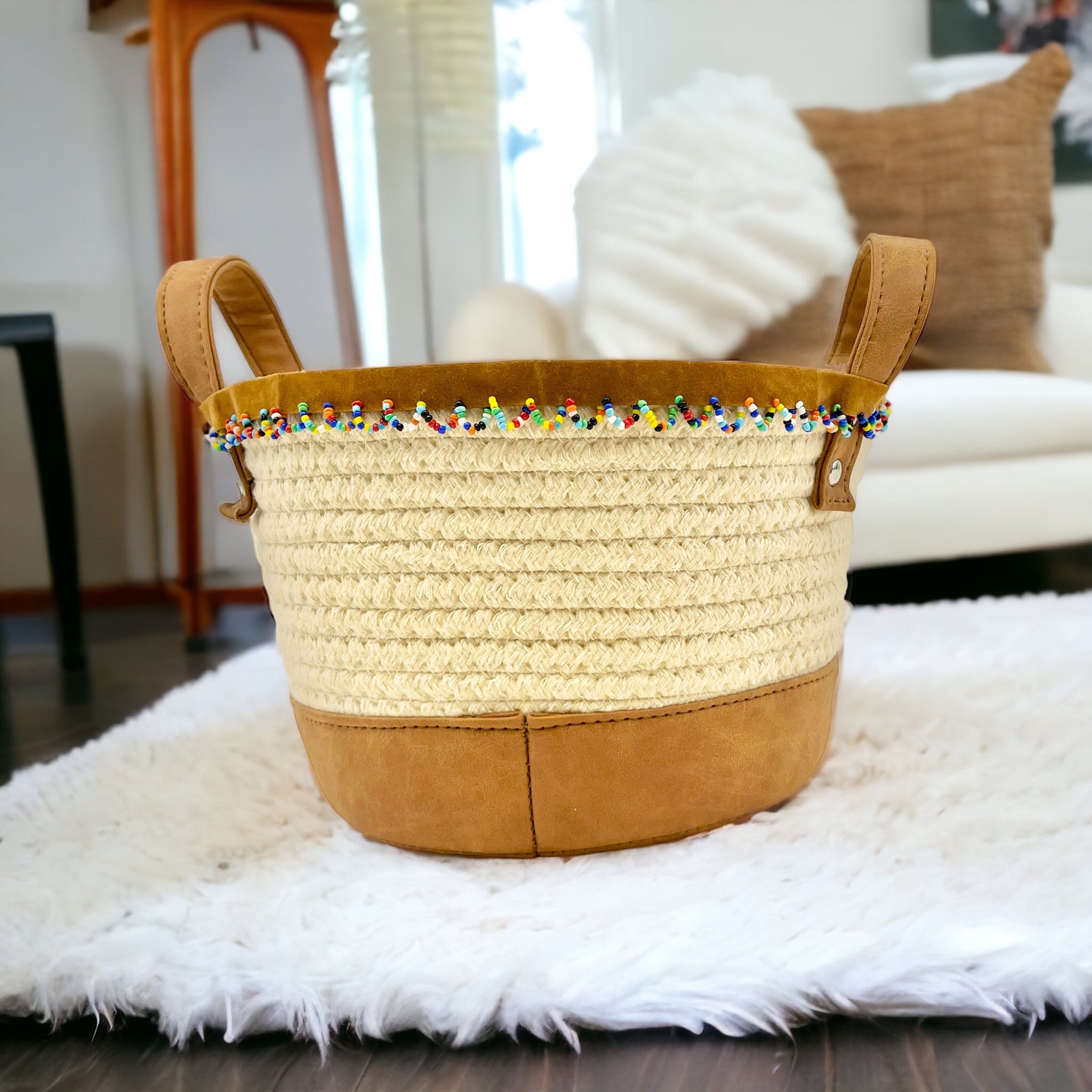 Nova Multicolor Beaded Loop Fringe Trim - 3/4 inch width x 18 inch length Trims & Fringes