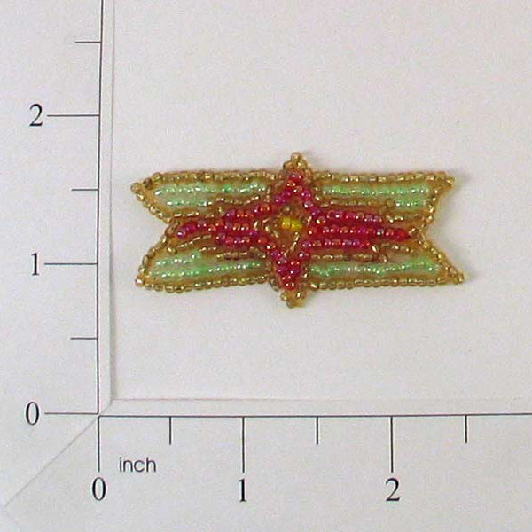 Adobe Sun Strip Applique/Patch - Multi Colors Sequin & Beaded Appliques