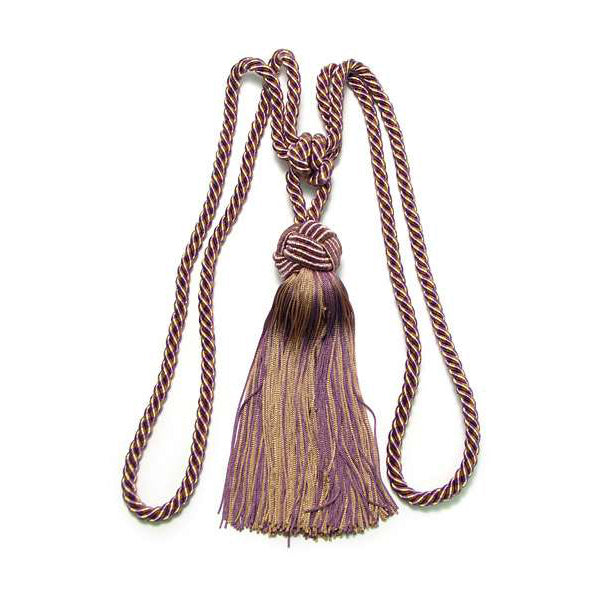 Lisa Classic Tieback Brown Plum Tassels and Tiebacks