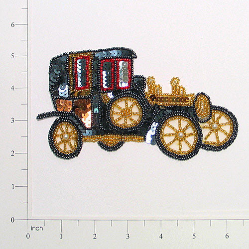 Model T Sequin Applique/Patch - Multi Colors Sequin & Beaded Appliques