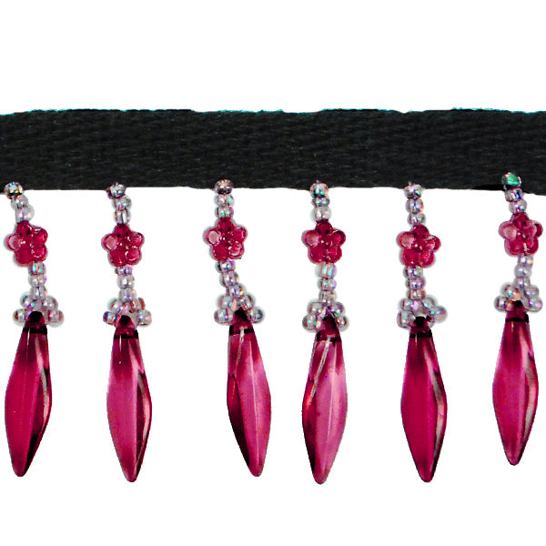 Raindrop Bead Fringe Trim Pack of 1 Yard Default Title Trims & Fringes