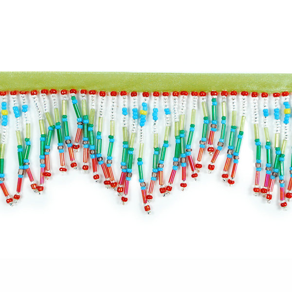 Bugle and Seed Bead Fringe Trim Pack of 1 Yard Trims & Fringes