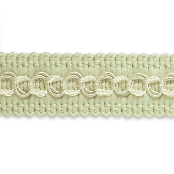 Sheena Woven Circle Braid Trim Pack of 2 Yards Ivory Trims & Fringes