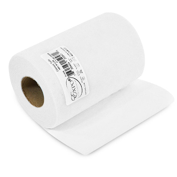 Premium Matte Tulle Spool of 6-inch X 100 Yards White 6" Tulle
