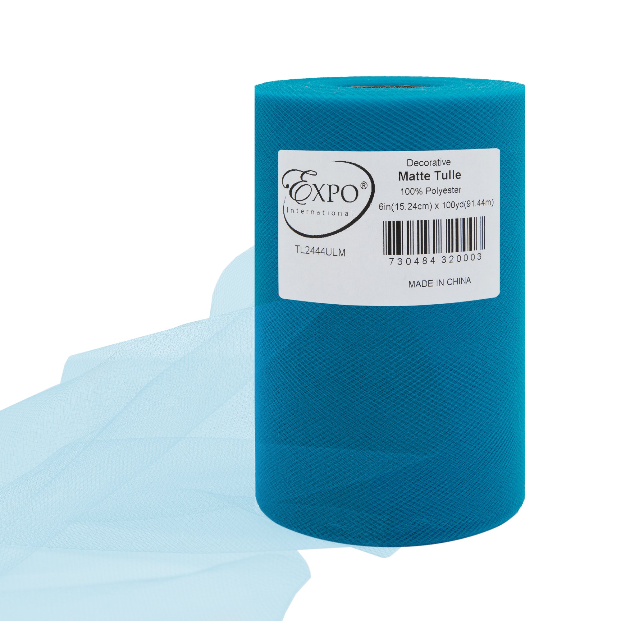 Decorative Matte Tulle Spool of 6 inch X 100 yards Ultra Marine 6" Tulle