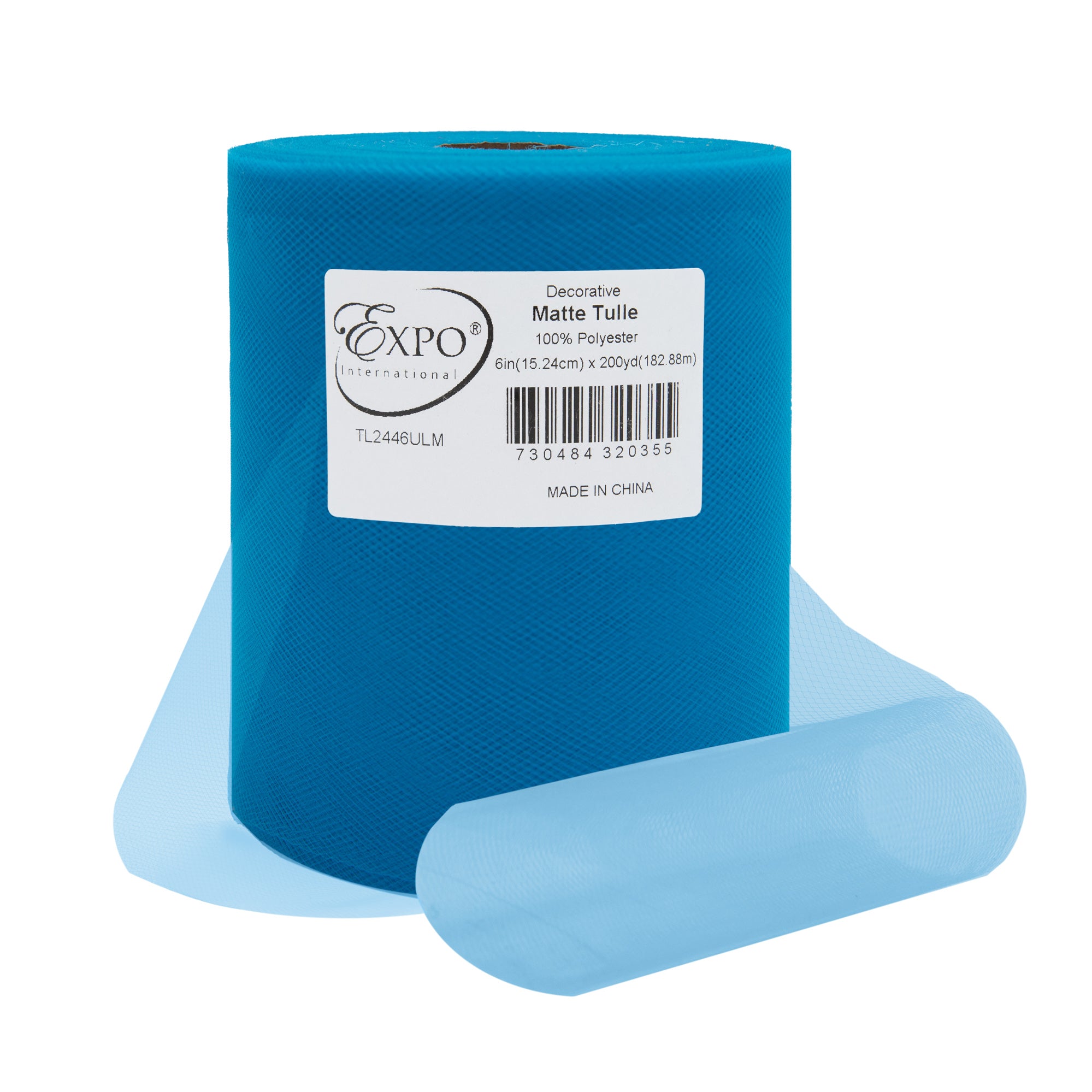 Decorative Matte Tulle Spool of 6 Inch X 200 yards Ultra Marine 6" Tulle