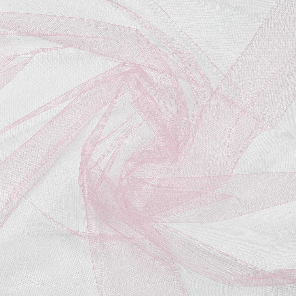 Decorative Matte Tulle Fabric Bolt of 54 inch X 40 Yards Light Pink 54" Tulle