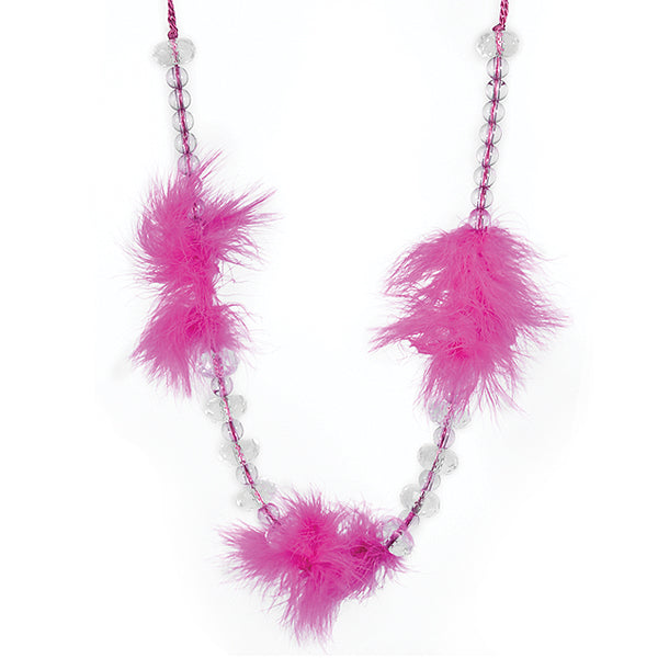 Charisse Feather/Bead Tieback Fuchsia Tassels and Tiebacks