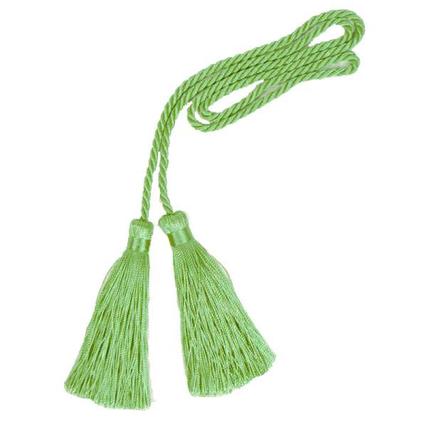 Mira 3 1/2" Tassel Chair Tie- 35" Lime Tassels and Tiebacks